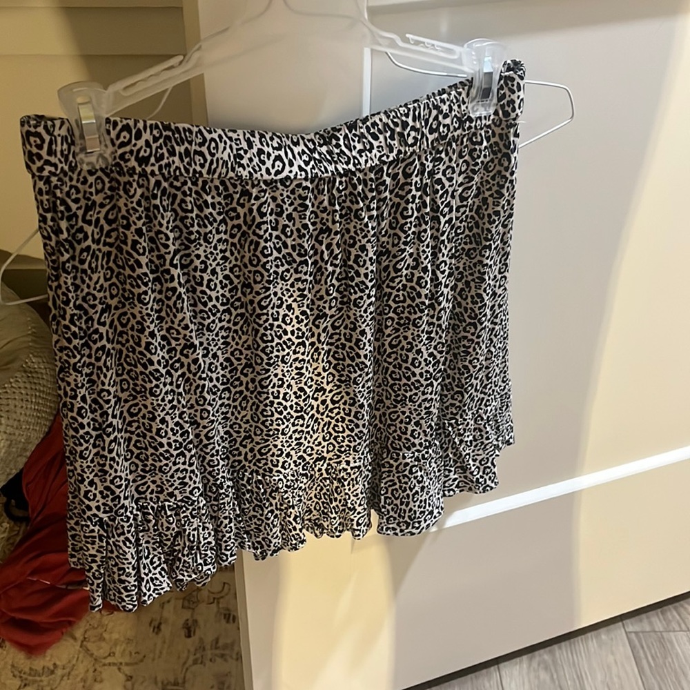 cheetah print skirt
